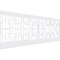 Ekena Millwork 36"H x 94 1/2"W Norwood PVC Wainscot Paneling Kit WPK36X94NWD - alternate 1